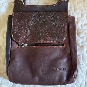 Jack George’s Brown Leather Crossbody Bag
